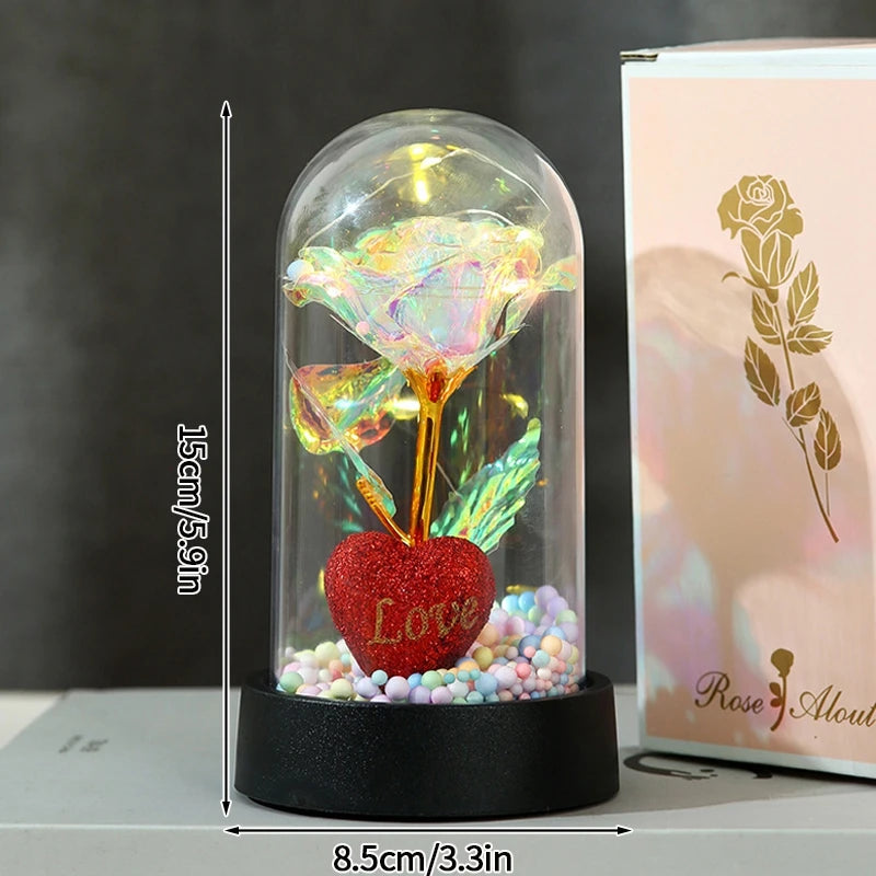 LED Galaxy Rose