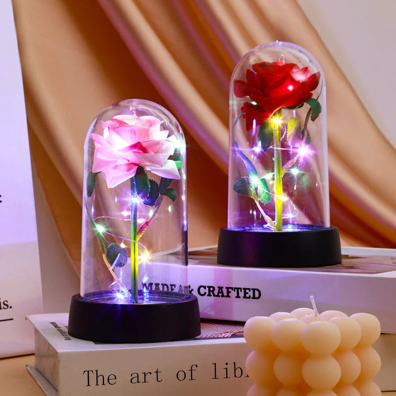 LED Galaxy Rose