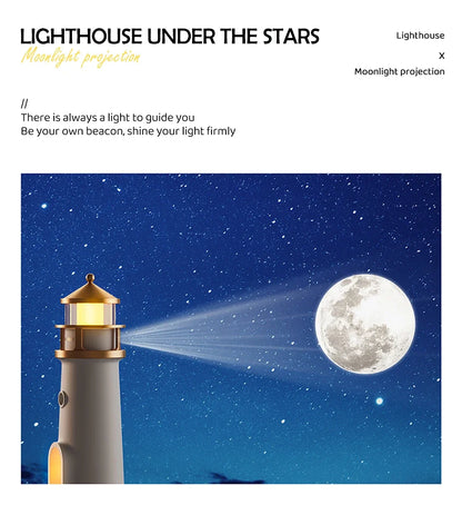 Moon Projection Lighthouse