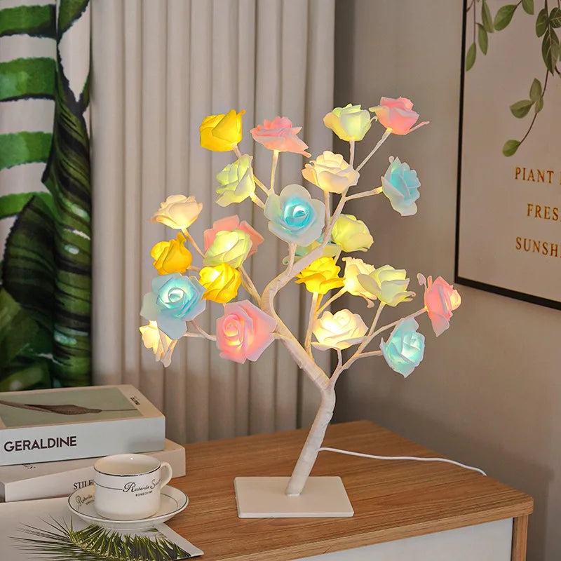 LED Rose Tree Lamp