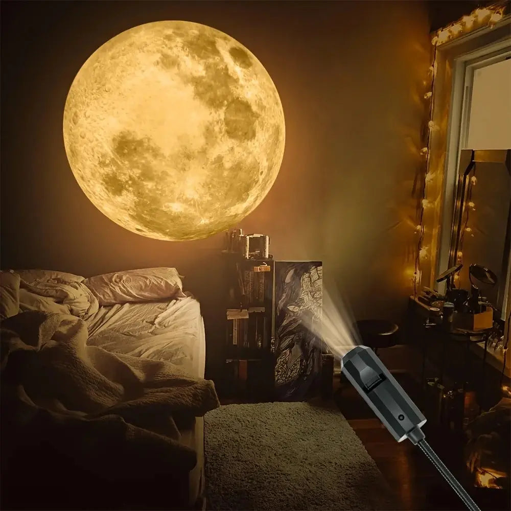 Ceiling Moon Earth Projection Light