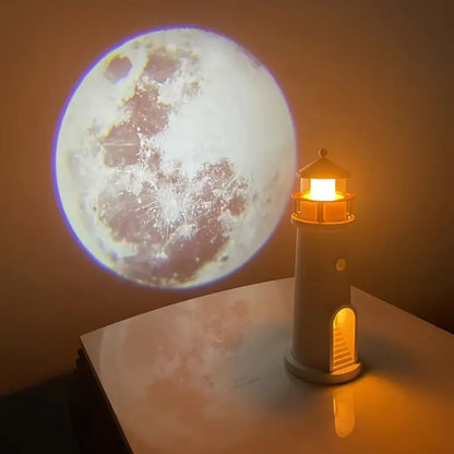 Moon Projection Lighthouse